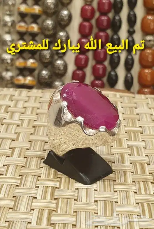 خاتم سليماني هندي فاخر صياغة برهام 8