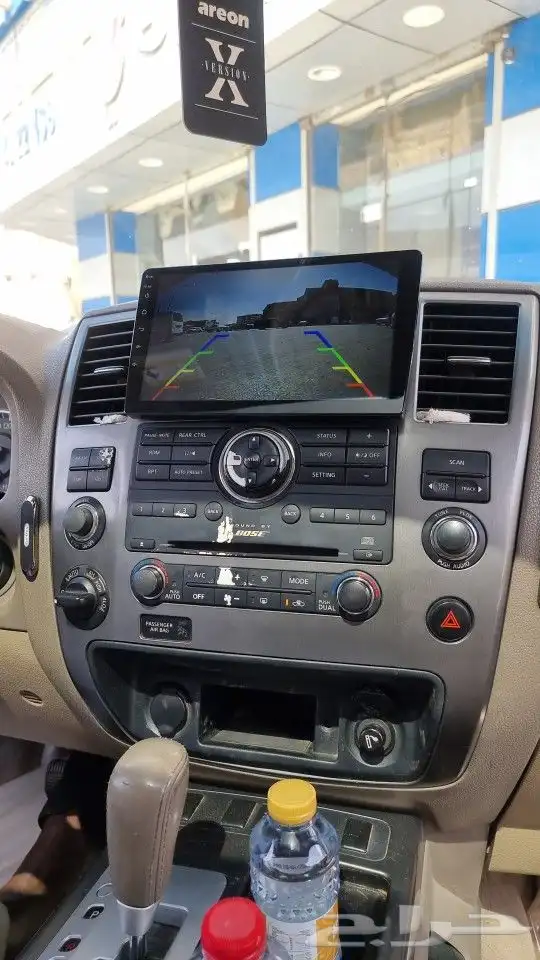 شاشة نيسان ارمادا 2010 توليف مع كامره خلفيه 5