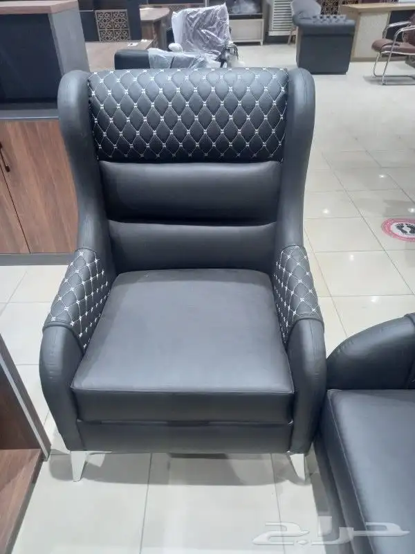 كراسي كنبات جلد مكتبي مقاهي فندقي منزلي عملي 1