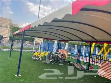 مظلات وسواتر وجميع أعمال الحداده 37