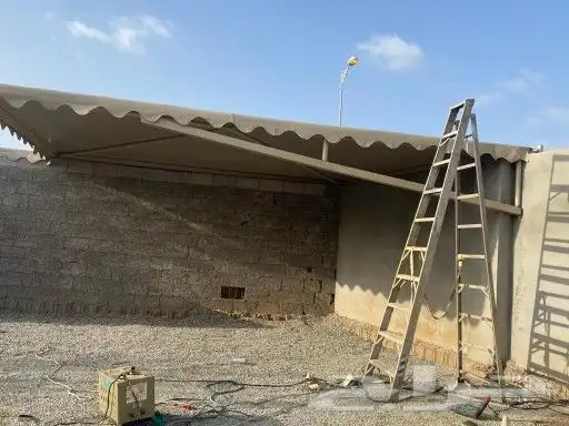 مظلات وسواتر وجميع أعمال الحداده 10
