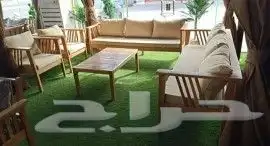 جلسات خارجيه خيزران وخشب وحديد حسب الطلب 38