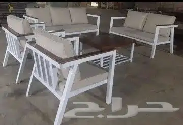 جلسات خارجيه خيزران وخشب وحديد حسب الطلب 36