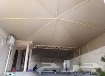 مظلات وسواتر وجميع أعمال الحداده 13
