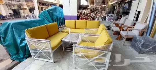 جلسات خارجيه خيزران وخشب وحديد حسب الطلب 26