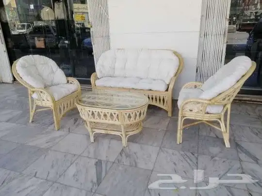 جلسات خارجيه خيزران وخشب وحديد حسب الطلب 2