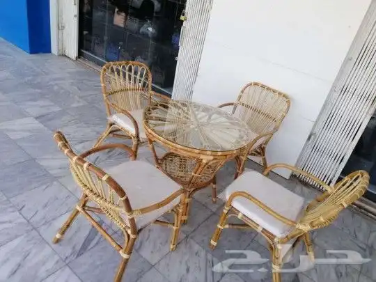 جلسات خارجيه خيزران وخشب وحديد حسب الطلب 11