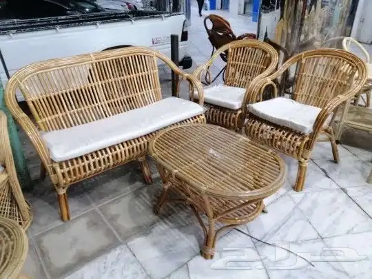جلسات خارجيه خيزران وخشب وحديد حسب الطلب 41