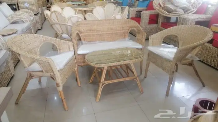 جلسات خارجيه خيزران وخشب وحديد حسب الطلب 19