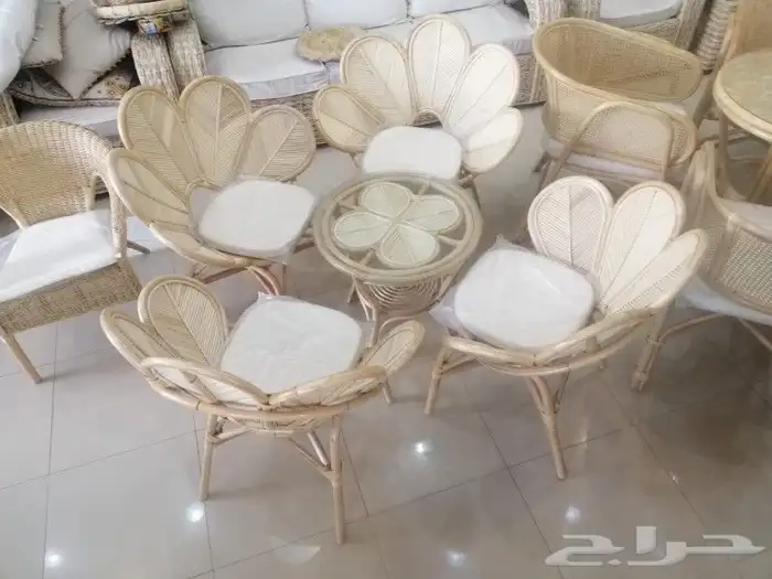 جلسات خارجيه خيزران وخشب وحديد حسب الطلب 18