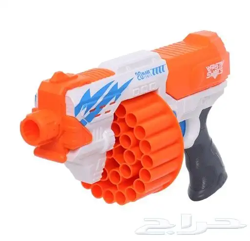 مسدس قاذف مع 40 طلقة اسفنجية 2