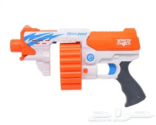 مسدس قاذف مع 40 طلقة اسفنجية 3