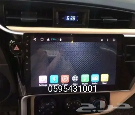 شاشة اندرويد للكورولا جديده ضمان 6 اشهر ب450 3