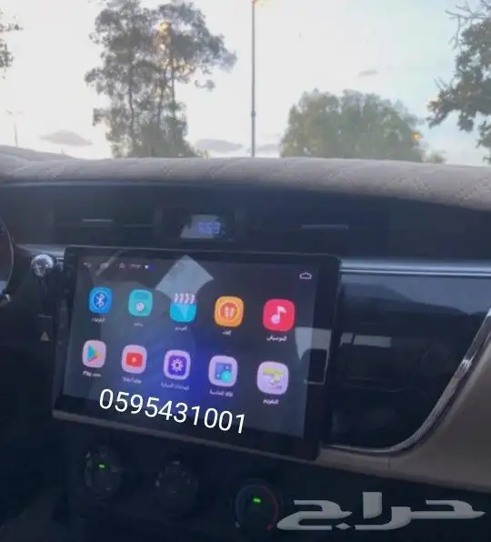 شاشة اندرويد للكورولا جديده ضمان 6 اشهر ب450 6