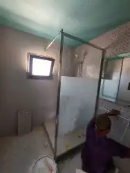 زجاج سكريت شاور قواطع ثابته 9