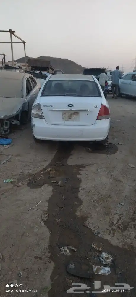 سياره كيا سيراتو موديل 2007 تشليح قطع غيار مستعمله فقط 1