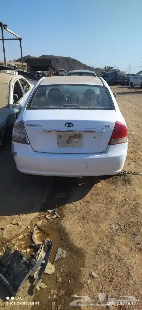 سياره كيا سيراتو موديل 2007 تشليح قطع غيار مستعمله فقط 3