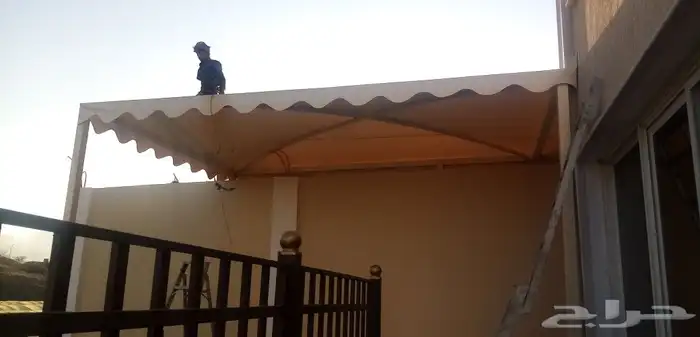 مظلات وسواتر وجميع أعمال الحداده 36
