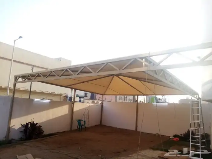 مظلات وسواتر وجميع أعمال الحداده 11