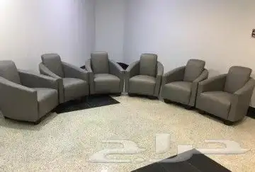 كراسي جلد مقاهي كوفي مكتبي منزلي فندقي كرسي انتظار 4