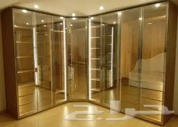 تفصيل دواليب وخزائن من اقوى وافخم الدلف الزجاج بجده 2