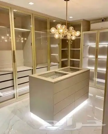 تفصيل دواليب وخزائن من اقوى وافخم الدلف الزجاج بجده 0