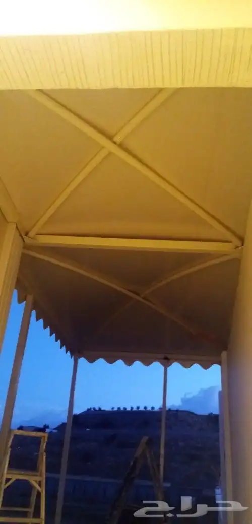 مظلات وسواتر وجميع أعمال الحداده 35