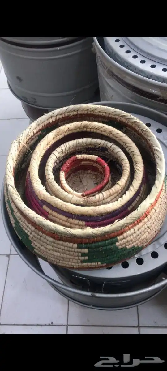 خوصيات سفر وزنابيل حافظة خبز مكانس 1