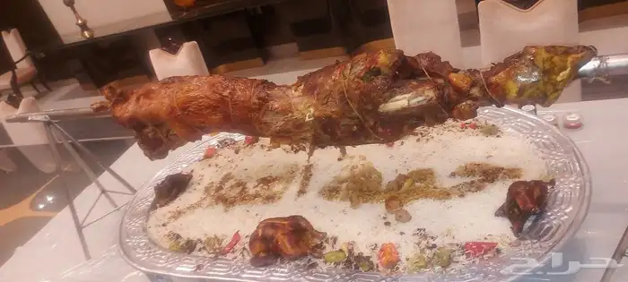 مطعم الخير يقدم خاروف مشوي كامل على الجمر.. 14