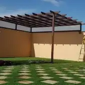 مظلات وسواتر وجلسات وجميع أعمال الحداده 8
