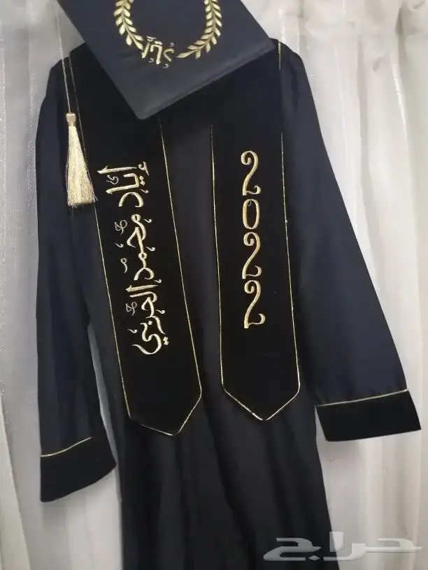 تفصيل وتطريز ارواب و وشاحات تخرج 2