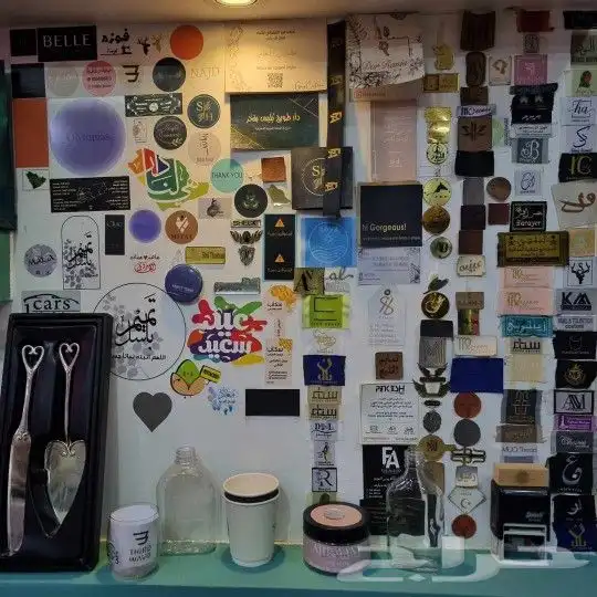 طباعة تيشيرت أكواب ليبل استيكرات قماش قص إكريلك مطبوعات 3