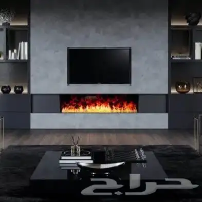 ديكور مدفئة 3D جدة 2
