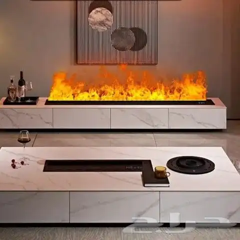 ديكور مدفئة 3D جدة 1