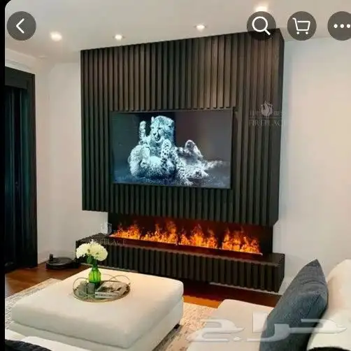 ديكور مدفئة 3D جدة 4