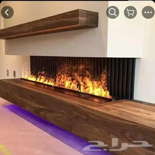 ديكور مدفئة 3D جدة 3