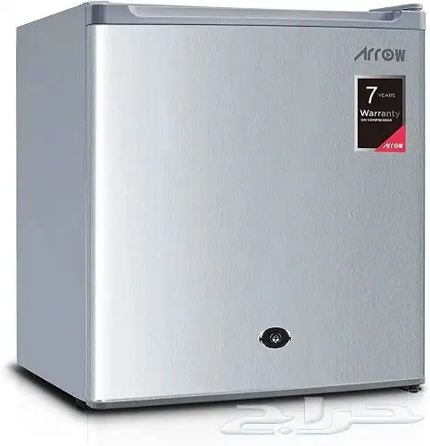 ثلاجة ارو 1.6قدم ابيض واستيل 0