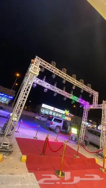 افتتاحات بيمات تراسات إضاءة بالونات ليازر 1