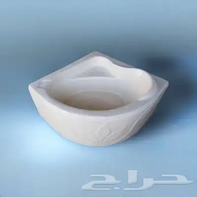 اكريليك بانيو زاوية 105 سنتي ميتر فوق البلاط 0