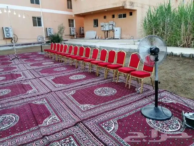 تجهيز مراسم عزاء . كراسي ايجار . فرش للايجار . زل للايجار . 7