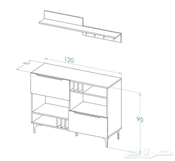 طقم طاولات مودرن حديث 3