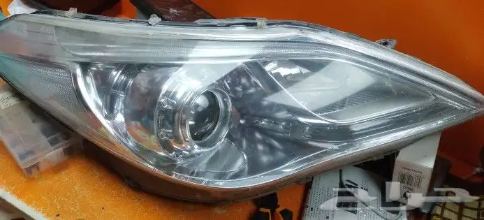 تظبيط اللد الداخلي لسياره ازيرا2015 تلميع الشمعه وتركيب لد 0