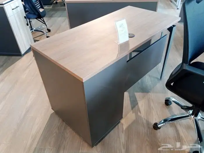 مكتب مودرن خشبي ورمادي 6