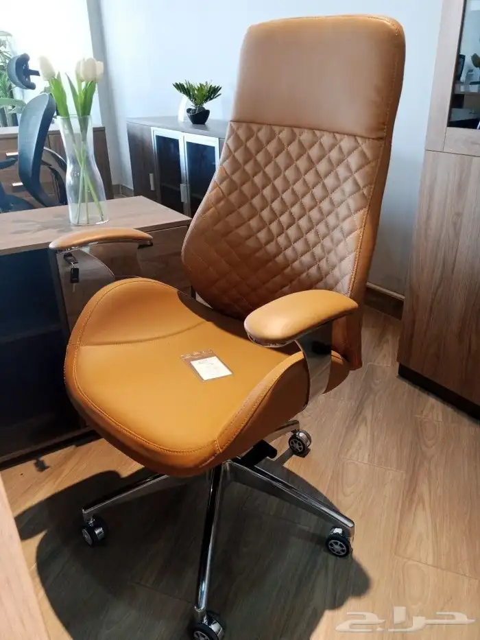 مكتب مودرن خشبي ورمادي 3