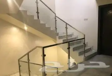 درابزين استانلس ستيل سلم للدرج زجاج سيكوريت 15