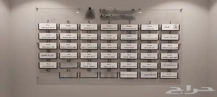 لوحات إرشادية اكريلك بروشات ثيمات ابوكسي اكريلك 3