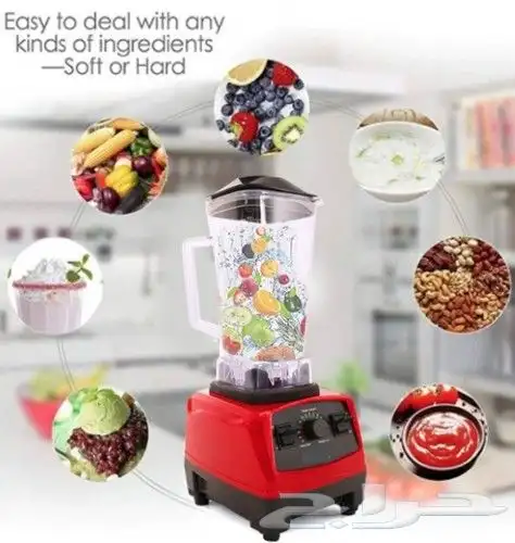 خلاط عصارة للعصير تكسر الأشياء الصلبة مثل الثلج وزجاج 4