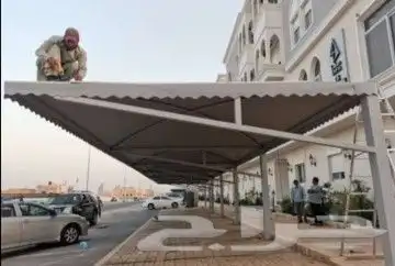 مظلات وسواتر وجميع أعمال الحداده 18