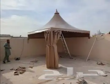 مظلات وسواتر وجميع أعمال الحداده 32