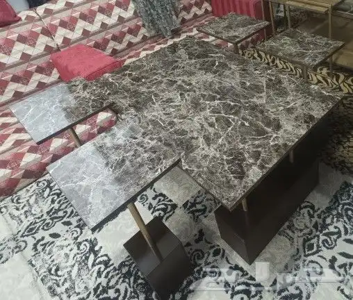 طقم طاولات كنب جديد 3